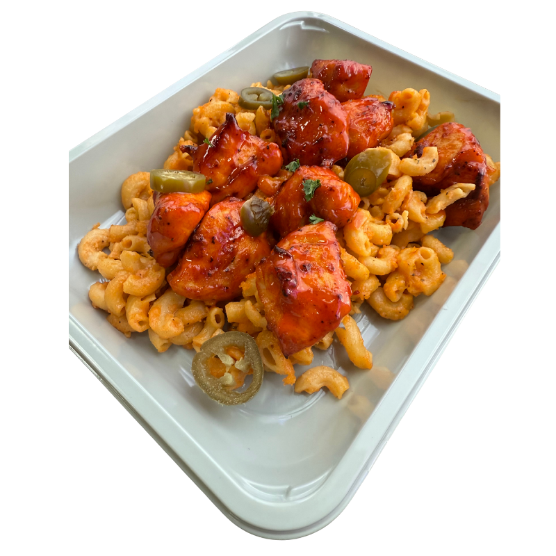 Hot Honey Chicken Mac & Cheese