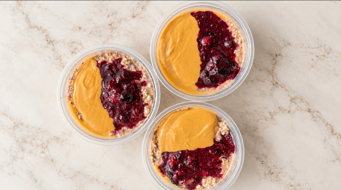 PB & J Protein Oats