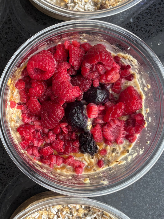 Berry peanut butter Protein oats