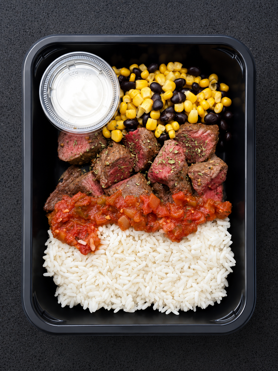 Grass-Fed Steak Burrito bowl
